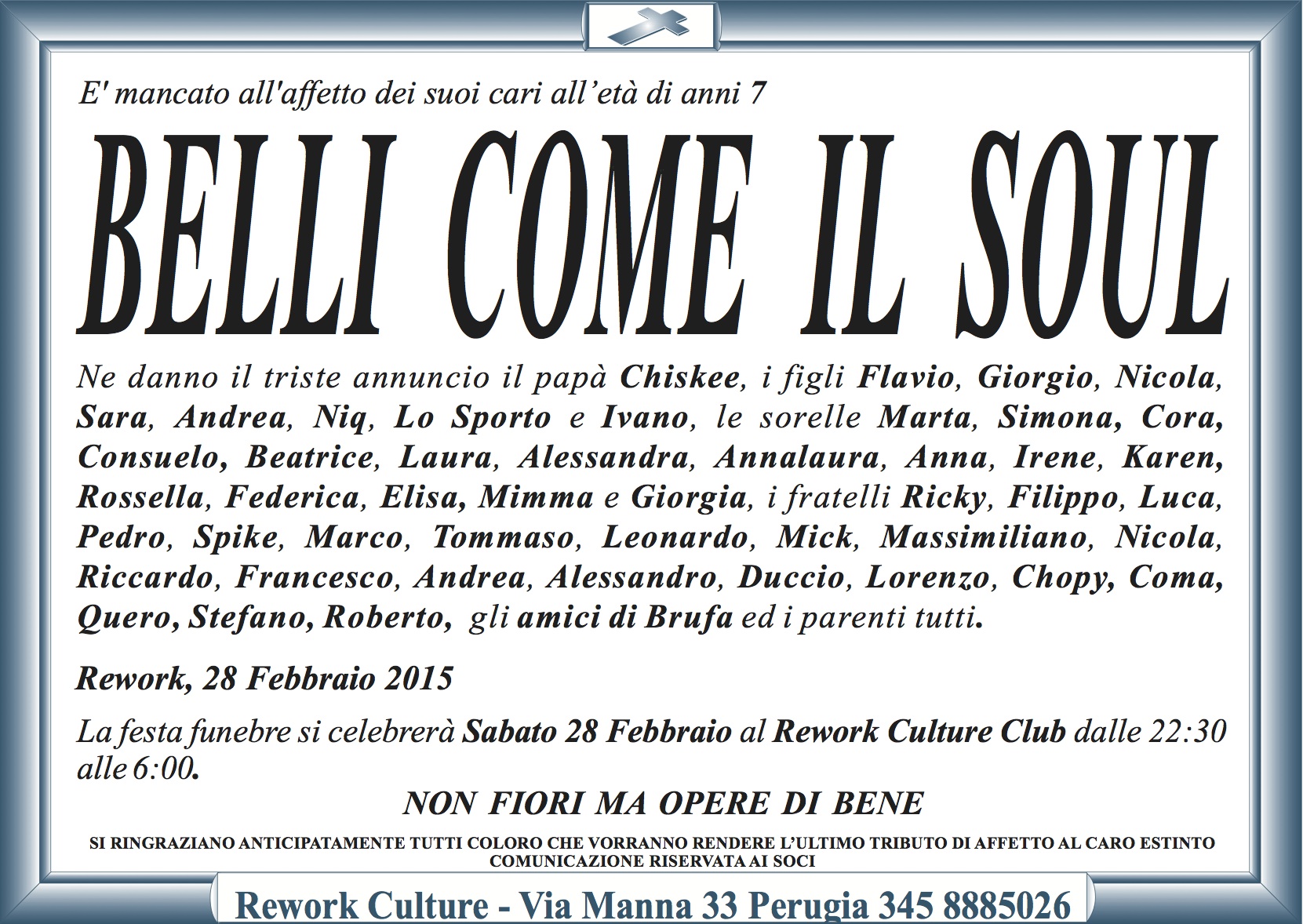 Belli come il Soul - R.I.P.